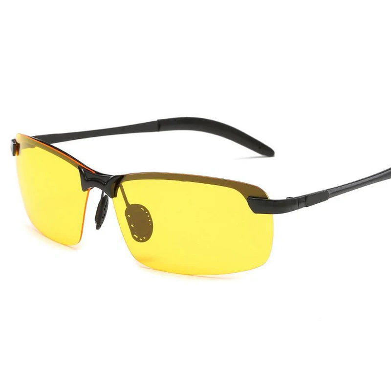 Очки для водителей ночного видения с антибликовыми поляризационными линзами и защитой от УФ-лучей.