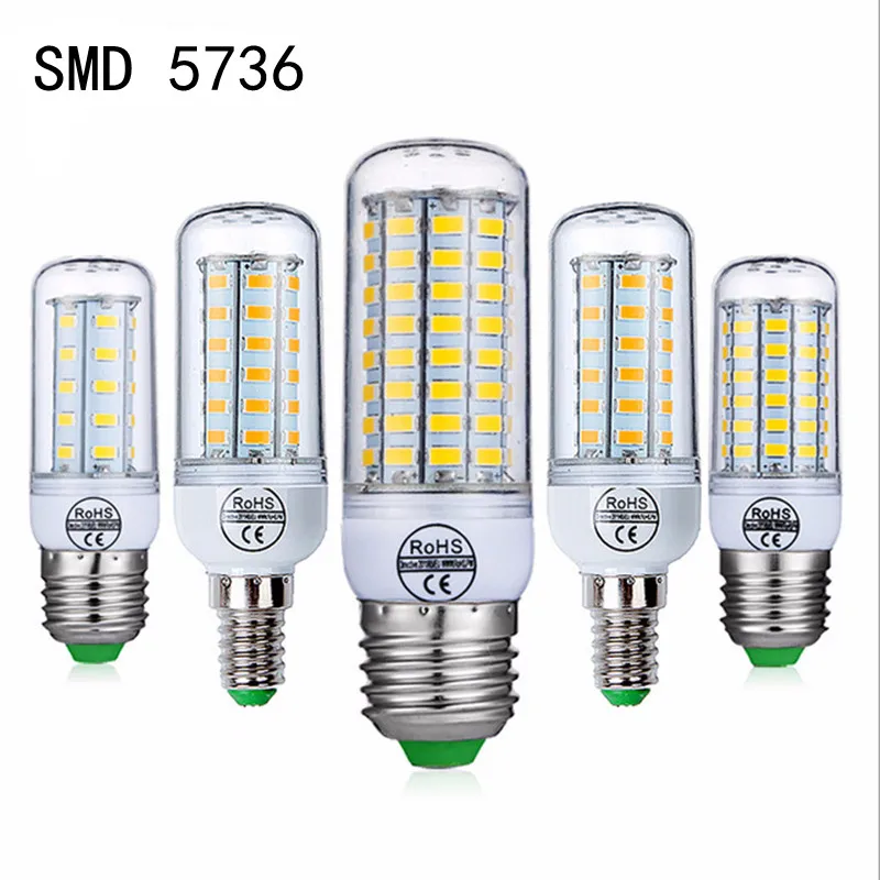 20pcs LED Lamp E27 SMD 5736 Licht 3W 5W 7W 9W 12W 15W Lampada Led Bulb E14 AC 220 V Lamparas Kaar Free shipping | Освещение