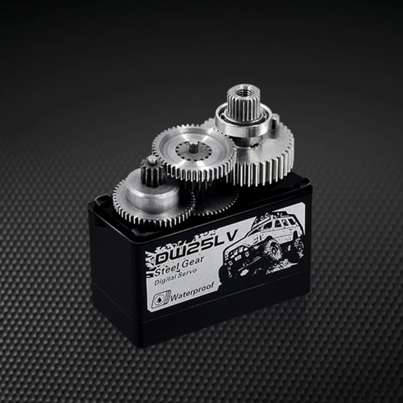Мощный HD DW 25LV с высоким крутящим моментом цифровой водонепроницаемый Servo 1/10 RC