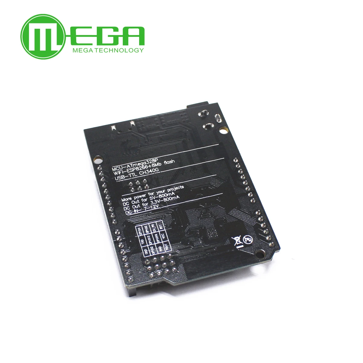 UNO R3 + WiFi ATmega328P ESP8266 (память 32 Мб) Φ CH340G для Arduino Uno NodeMCU WeMos ESP8266|Интегральные схемы| |