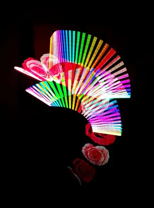 LED pixelpoi 2 шт. 2*50 пикселей poi 34 изображения 31 см высокая яркость полноцветная