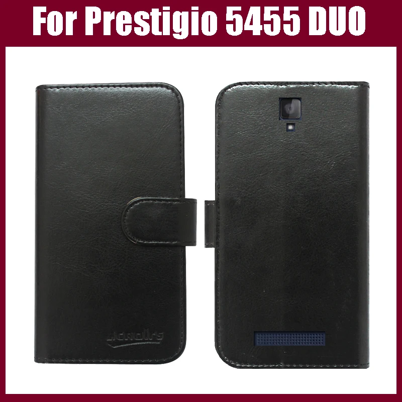 Флип кожаный устойчивый магнит с держателем для карт чехол смартфона Prestigio MultiPhone