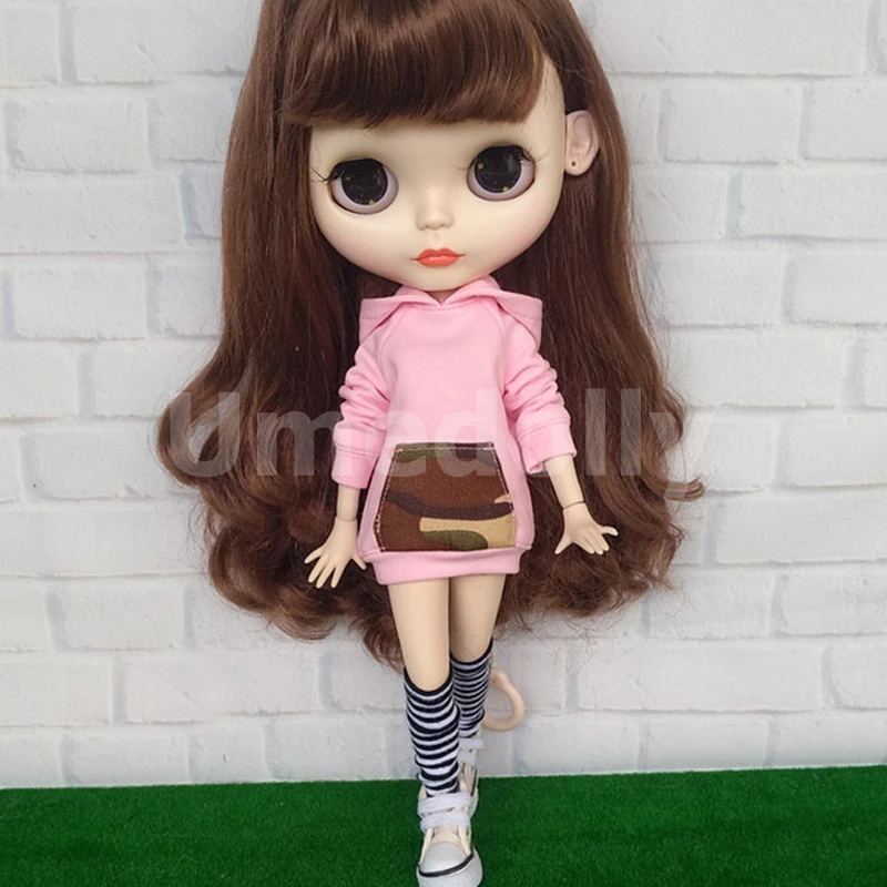 Милые толстовки для кукол Blyth Azone XS S M Licca Barbies OB24 obitsu 27 1 шт. аксессуары игрушка