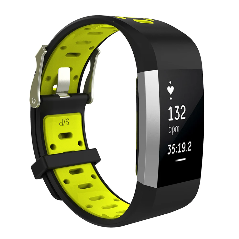 Цветной ремешок на запястье для браслета FitBit Charge 2 спортивные часы смарт-браслет