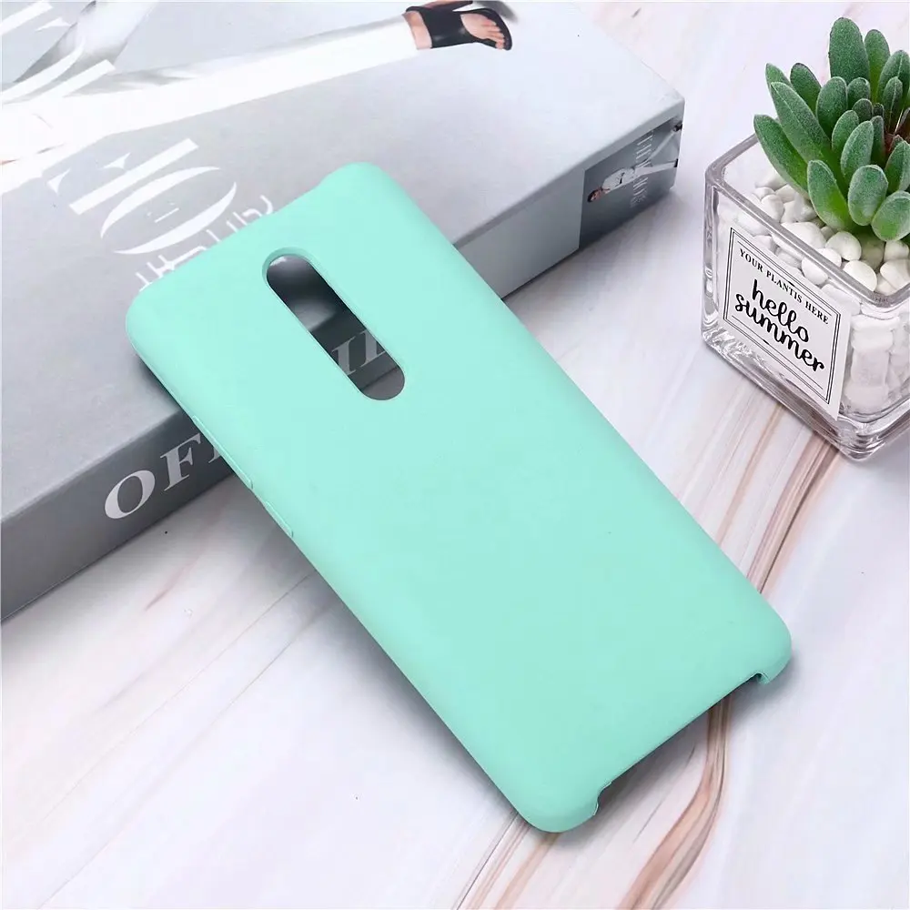 Для Xiaomi Mi 9T Pro Чехол из жидкого силикона удобный защитный чехол на заднюю панель