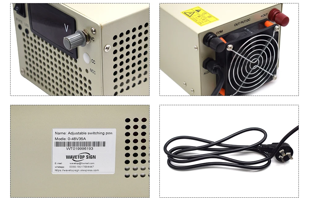 WaveTopSign SK-1800A импульсный источник питания 36 В 50A 48 В 35A 60 в 30A 120 В 15A используется для лаборатории
