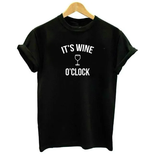 Женские топы it WINE O CLOCK Prosecco Gin водка алкогольный напиток Рождество забавная