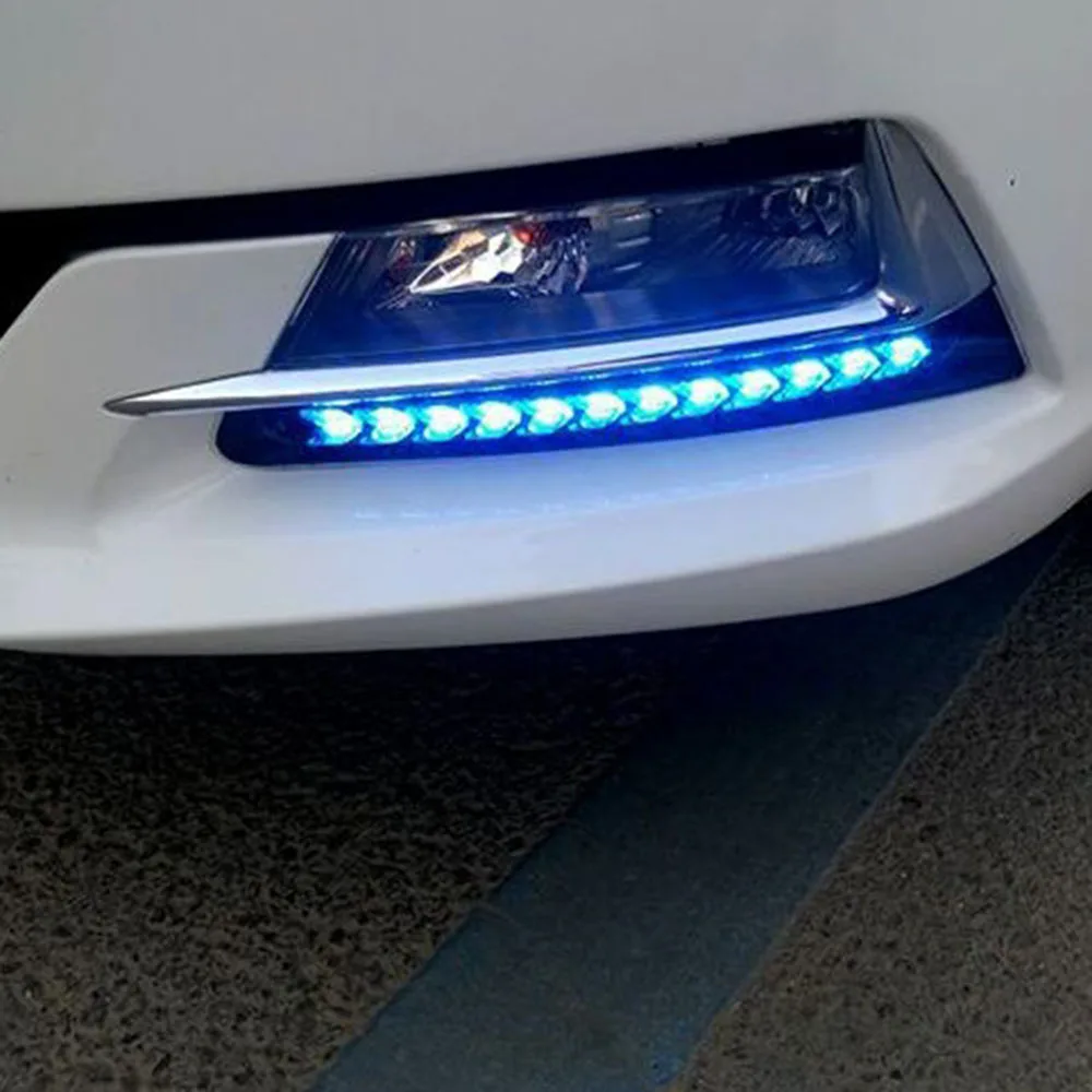 Светодиодный ные дневные хосветильник DRL автомобильный Стайлинг динамический