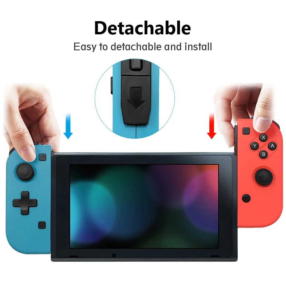 Беспроводной Bluetooth переключатель геймпады разделенная ручка для Nintendo Switch