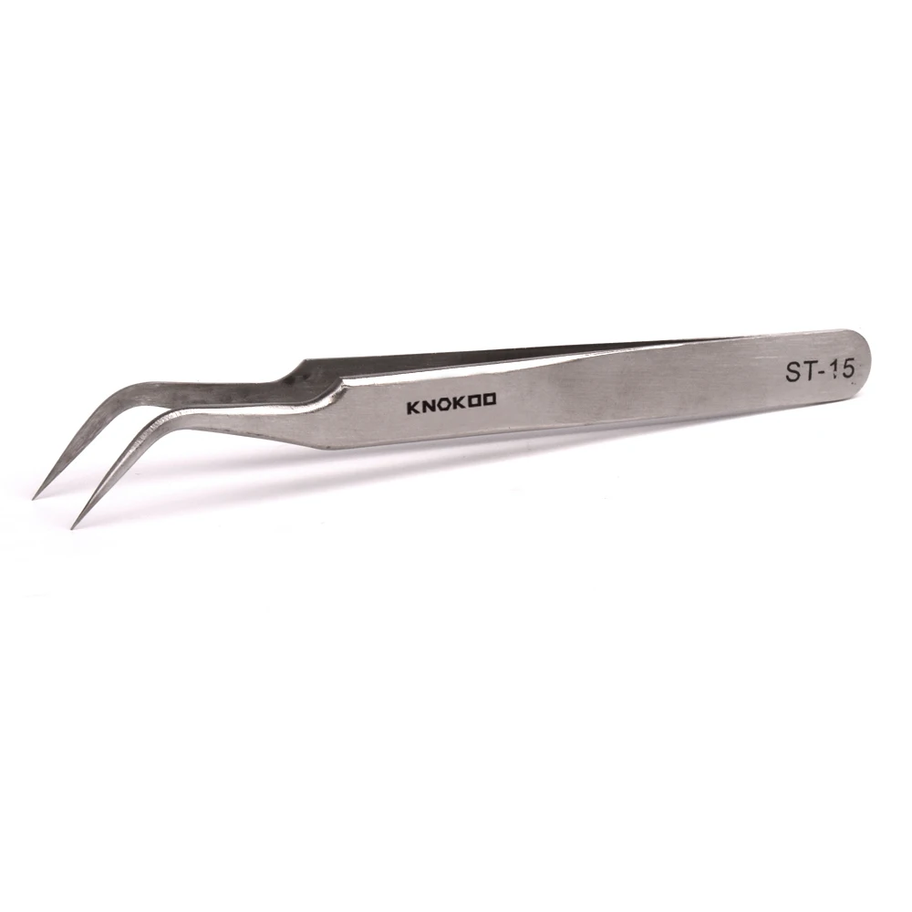 Пинцет KNOKOO 50 шт./упак. ST Series из нержавеющей стали|tweezer stainless|tweezers for electronicstweezers electronic