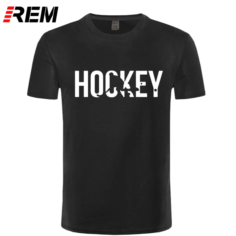 REM дизайнерские рубашки с круглым вырезом Hockeyer мужские короткие футболки с коротким рукавом - Цвет: 8