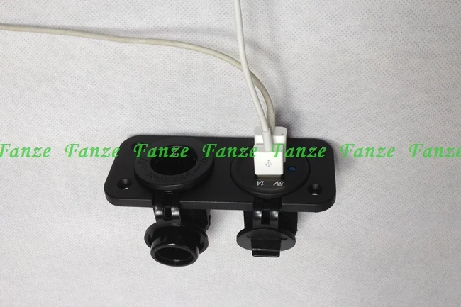 Двойной автомобильного прикуривателя разветвитель 12 В зарядное устройство