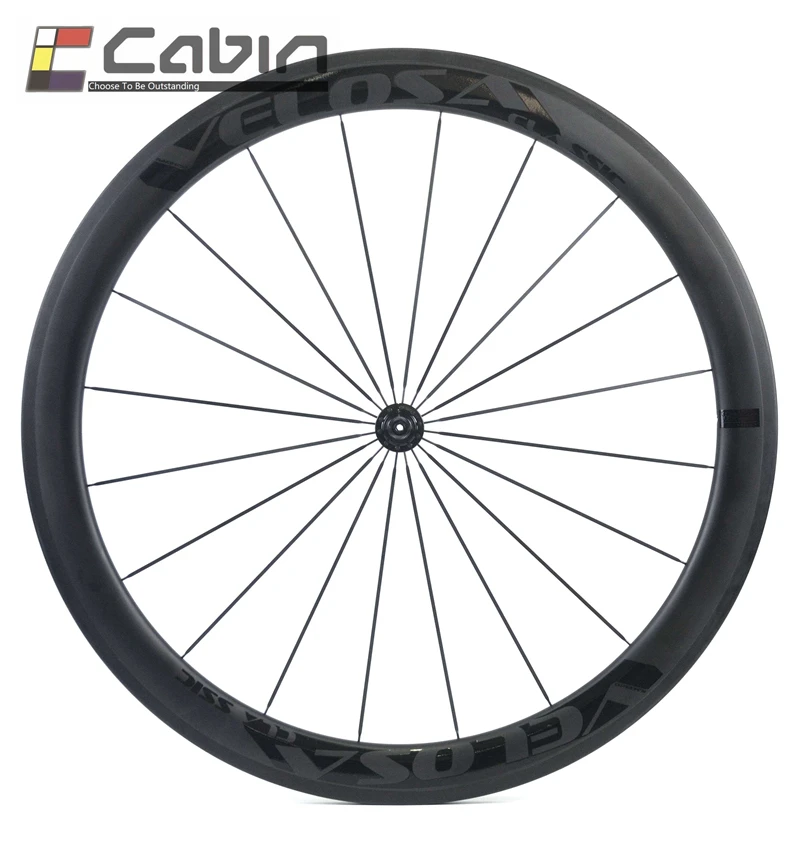 Velosa черная серия 700C дорожный велосипед клинчерная/трубчатые углеродные передние