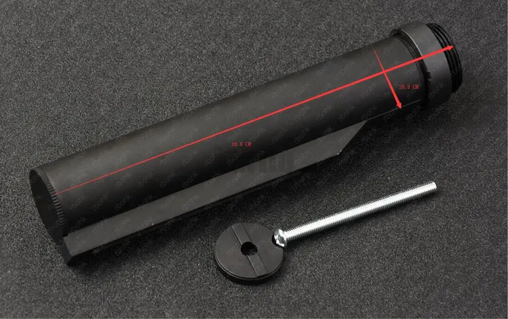 Легкий алюминий для AEG AR15 M4 M16 страйкбола сток CNC Buttstock Tube|Аксессуары охотничьих