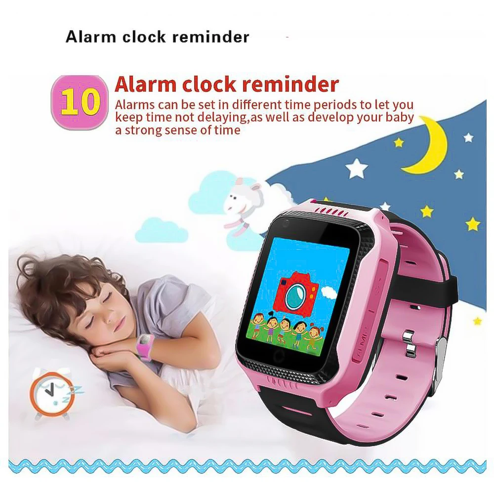 Детские Смарт часы kebidu с сенсорным экраном детские кнопкой SOS трекером