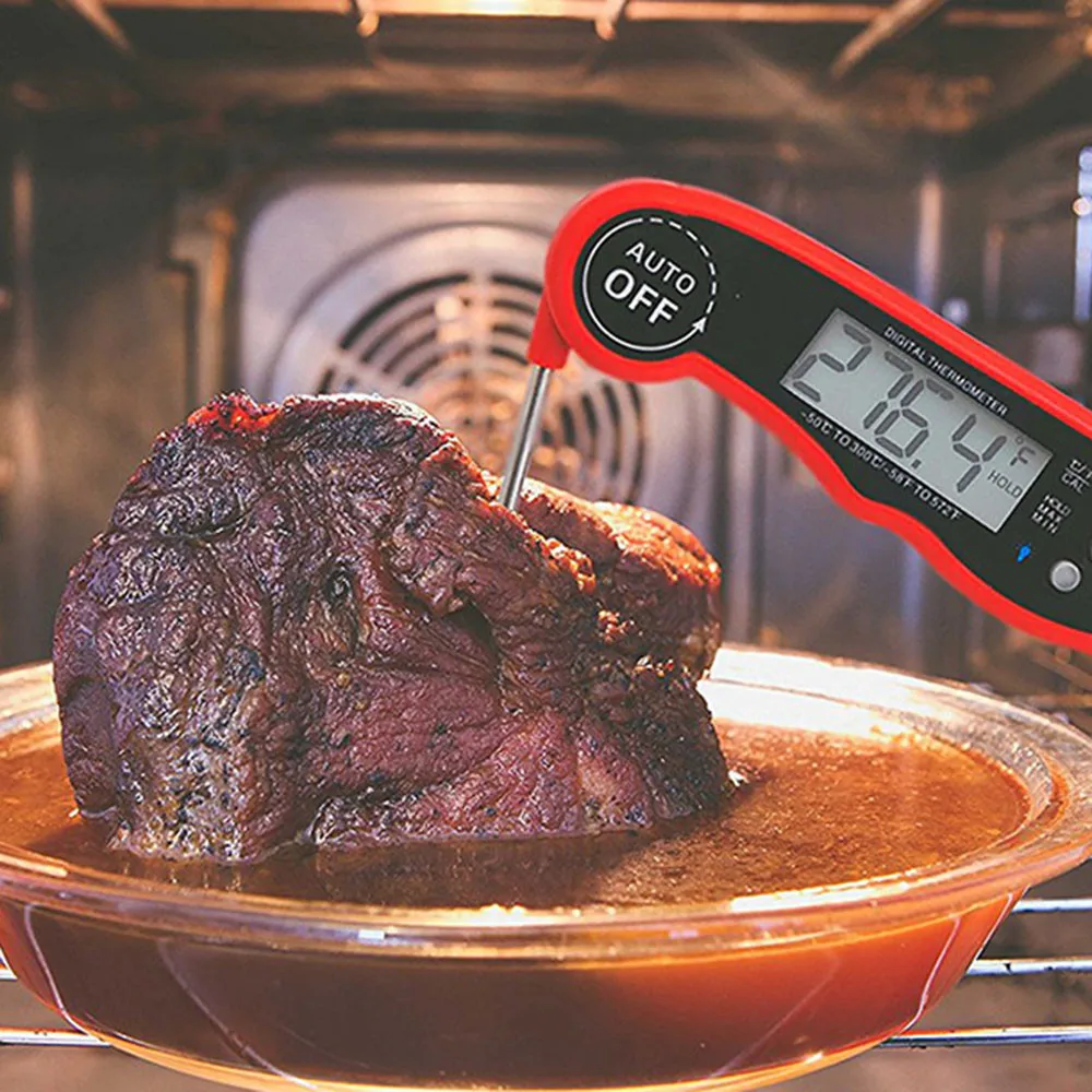 

Instant Read Electronic Digital Kitchen Food Thermometer For Cooking BBQ Waterproof Outdoor Barbecue Meat Thermometer