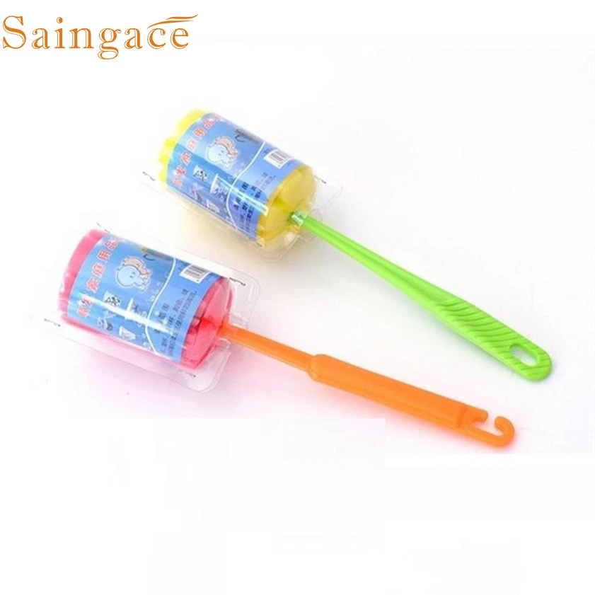 1 шт. щетка из губки для мытья кухни|sponge brushes for wineglass|kitchen clean toolscleaning tools |