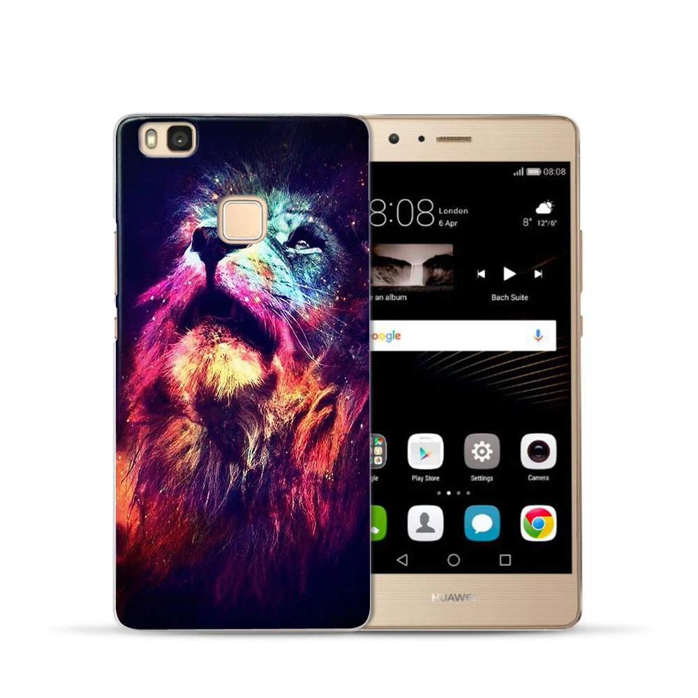 Чехол Weldone с тигром львом чехол для Huawei P20 Lite Pro P10 Plus P8 P9 2017 honor 9 6A 6X силиконовый