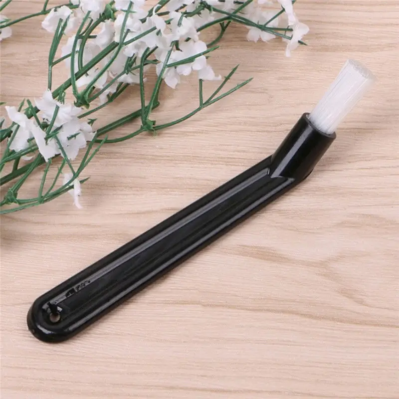 Black Italian Semi-automatic Coffee Machine Cleaning Brush Plastic Handle Nylon Bristle Filter Net Cleaner | Дом и сад