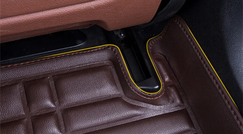 Кожаные автомобильные коврики для Honda CRV CR-V CR V 2012 2013 автомобильный Стайлинг индивидуальный автомобильный коврик