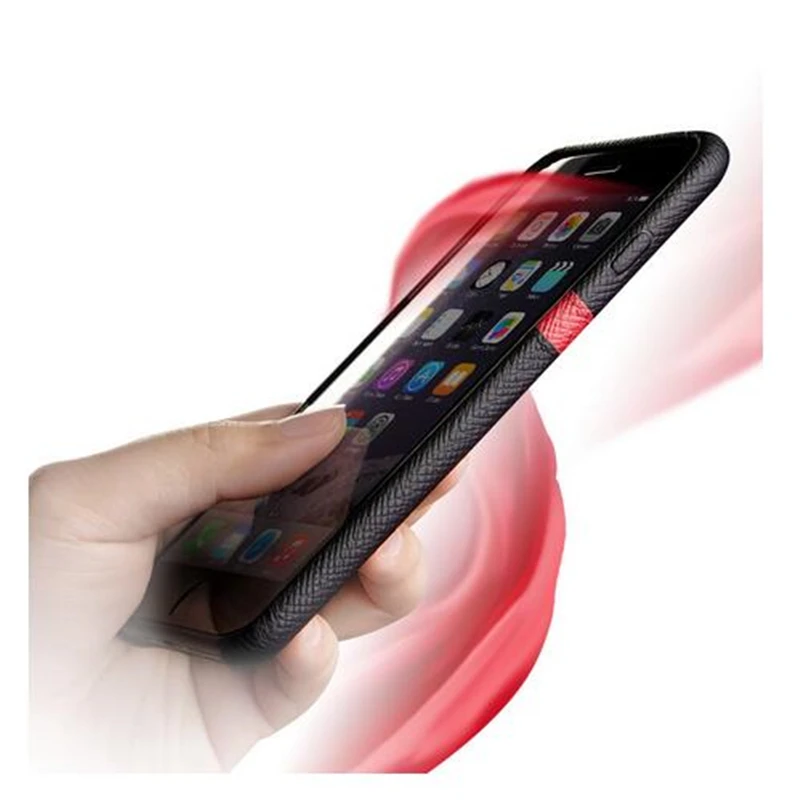 QIALINO для iPhone7 7 plus чехол из натуральной кожи роскошный накладка сумка iPhone6 6s Тонкий