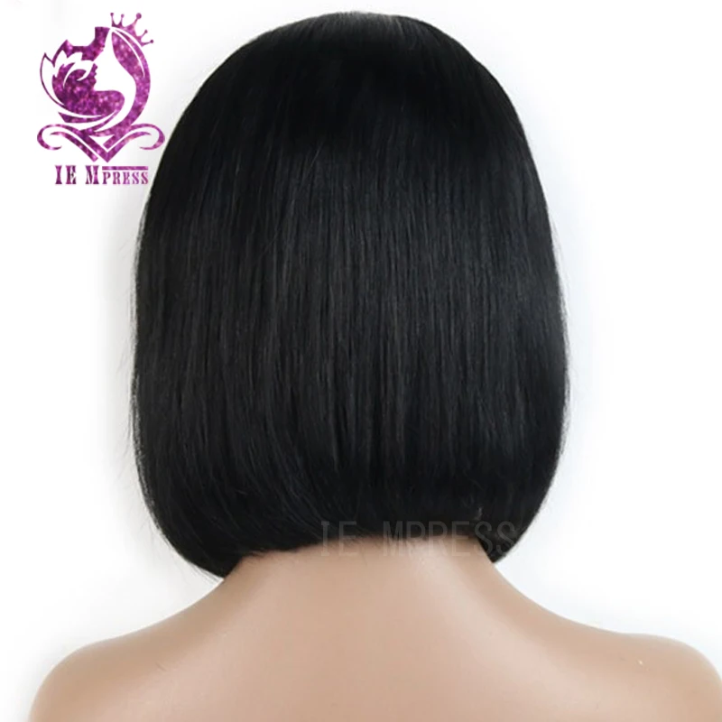 130 density Virgin Carbodian Hair Bob Wig Glueless Human Wigs Unprocessed Short for Black Women on sale | Шиньоны и парики
