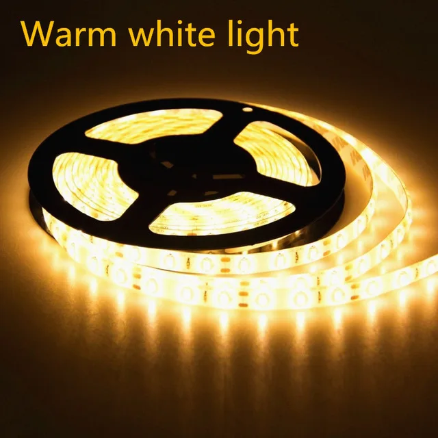 Тёплый белый Светодиодный светильник smd5630 5730 водонепроницаемый ip65 DC 12v 300 Led 5 м белый теплый белый красный зеленый синий 6500K супер яркий светодиод - Испускаемый цвет: Тёплый белый