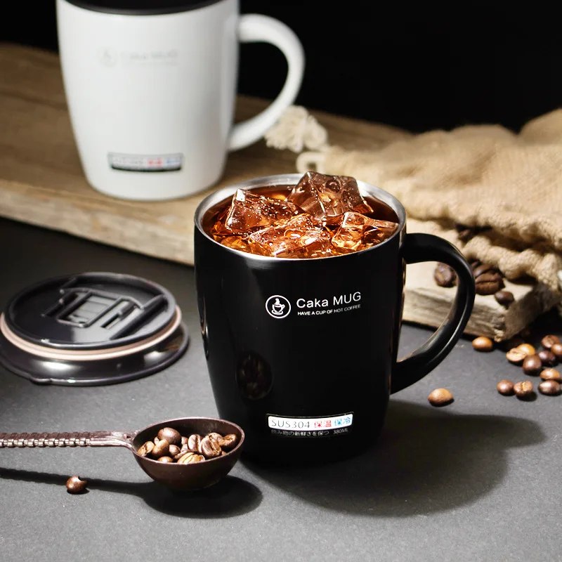 1 шт. оригинальный термос из нержавеющей стали кофейная кружка стакан чашка для