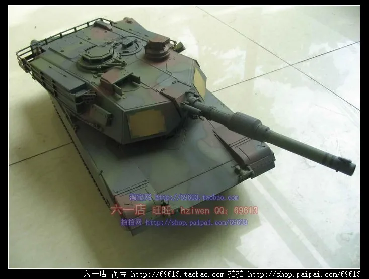 США M1A2 Авраам главный боевой танк с мотором 1:35 масштаб DIY Пластиковые сборные модели игрушки