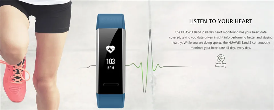 Браслет huawei Band 2 pro B29 B19 для монитора фитнеса 50 м Водонепроницаемый Bluetooth OLED