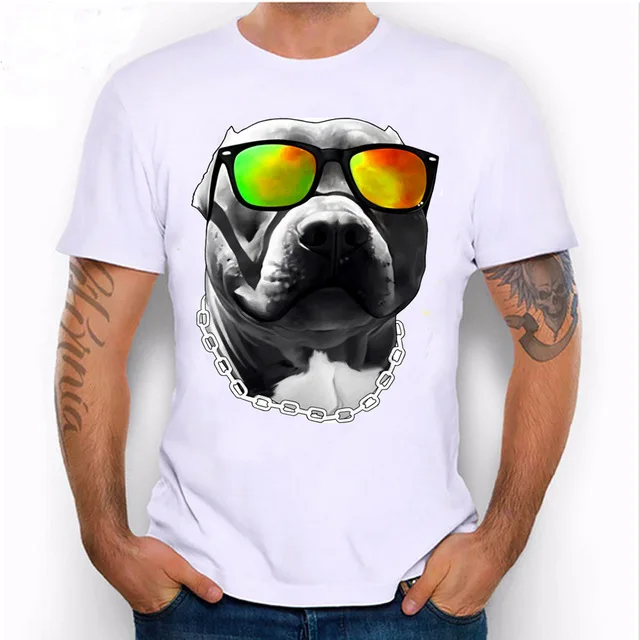 Летняя Новинка 2017 г. красочные дальтоник дизайн футболка Для мужчин классный