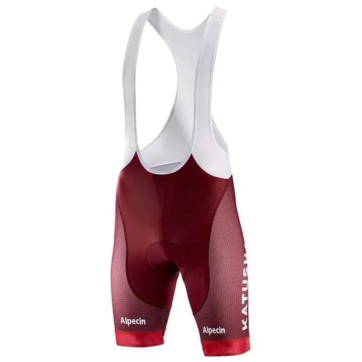 2018 KATUSHA ALPECIN Мужская велосипедная Джерси с коротким рукавом одежда нагрудниками