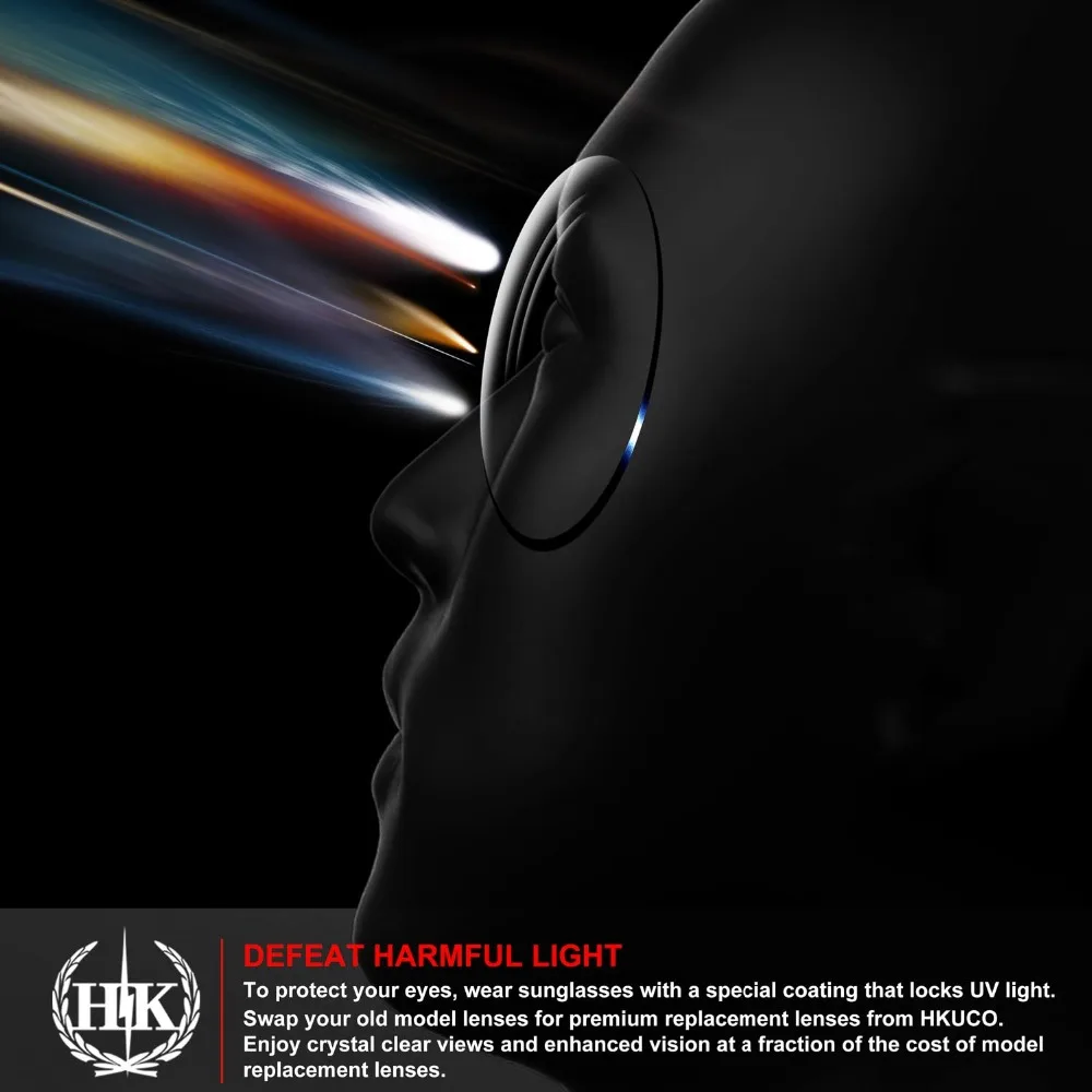 Поляризованные Сменные линзы для радара EV Path 2 пары красный и синий 100% защита от