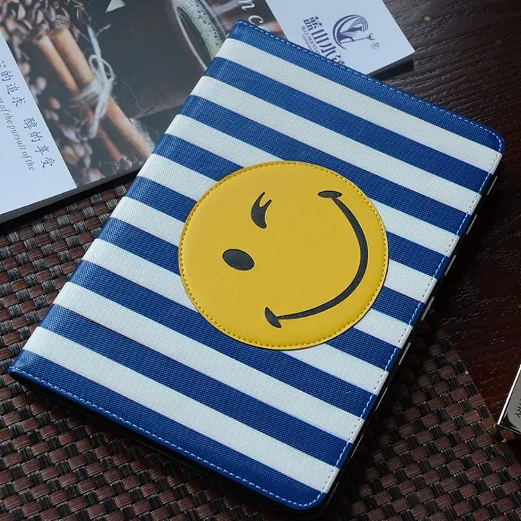 Case для Apple IPad Air 2 6 Box Мода Мультфильм улыбка Смарт Кожа PU Ipad Защищает Кожу |