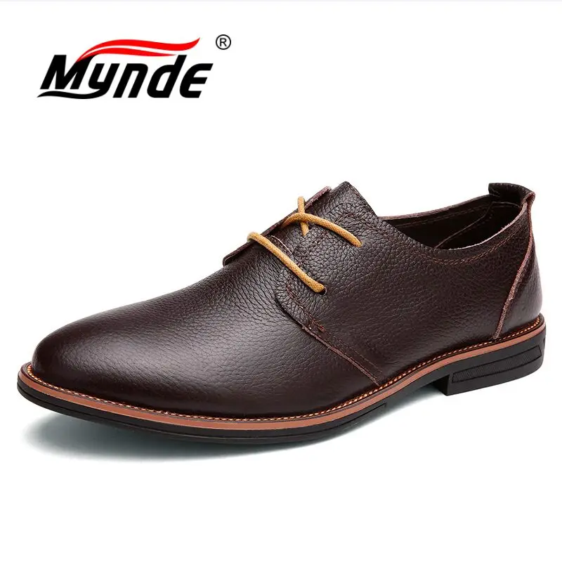 MYNDE/Брендовые мужские оксфорды из натуральной кожи Сезон весна-осень Мужская