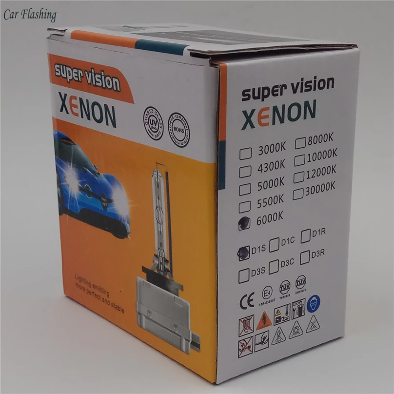 Ксеноновые лампы HID 1 пара для автомобильных фар D1S D1R D2S D2R D3S D3R D4S D4R ксеноновая