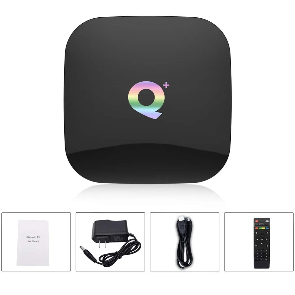 ТВ приставка DQiDianZ Q Plus H6 Smart 6K Android 9 0 4 Гб ОЗУ 32 64 ПЗУ четырехъядерный процессор USB 3 2