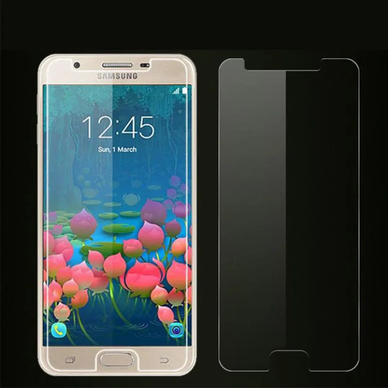 2 шт для стекла Samsung Galaxy J7 Prime Защитная пленка экрана из закаленного стеклянная