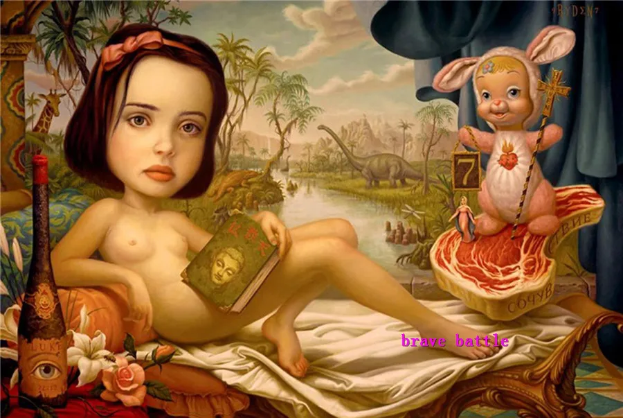 Mark Ryden детский необычный холст для живописи Тёмный мир гостиная спальня домашний