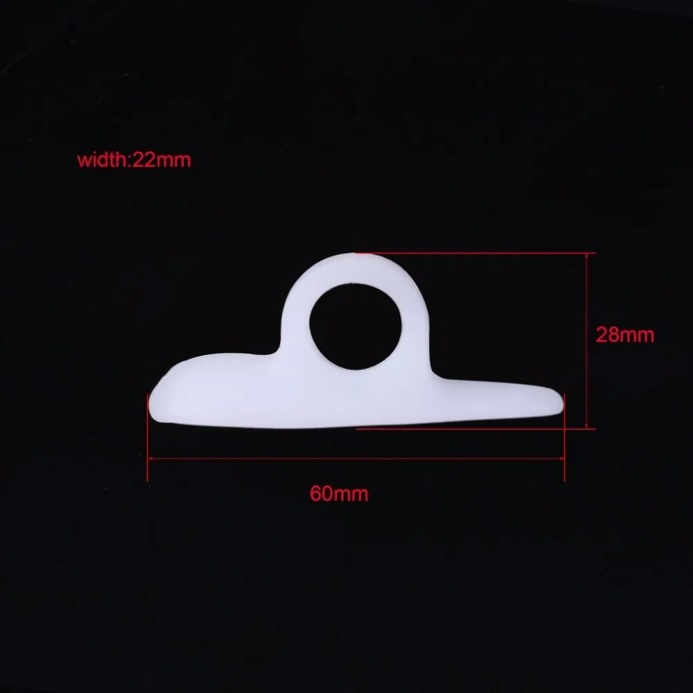1pair Single Hole Hallux Valgus Foot Pain Relief Professional Silicon Toe Separator Orthotics Protection Adult Care | Красота и