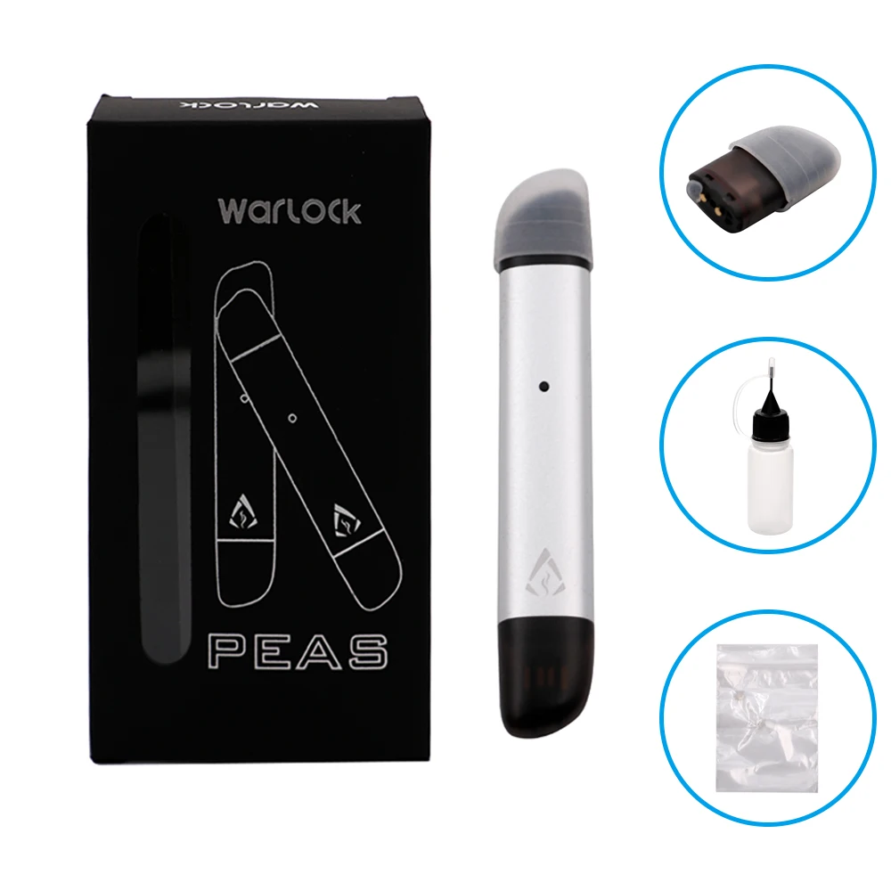 Rofvape warlock Peas vape ручка комплект с 400 мАч Аккумуляторный механический мод & 1 5 мл Atomizer