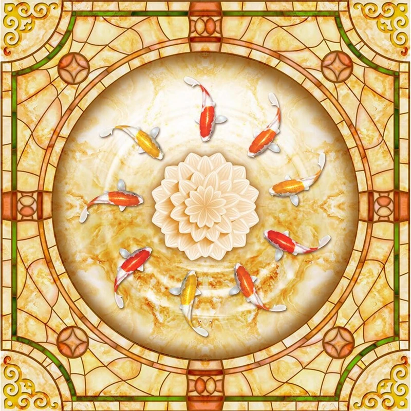 Настенная бумага 3D ультра-высокой четкости Европейский ПВХ самоклеющиеся обои