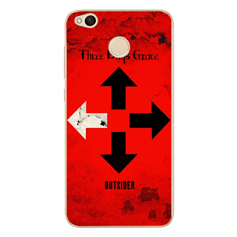 Чехол Three Days Grace мягкий силиконовый чехол из ТПУ для телефона redmi4A 4X 5 5a 5Plus note4 xiaomi 4
