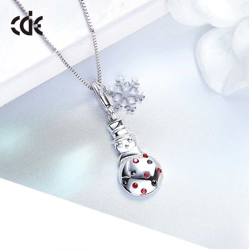 Cdyle рождественский подарок ожерелье Женские кулоны украшенные кристаллами Кулон