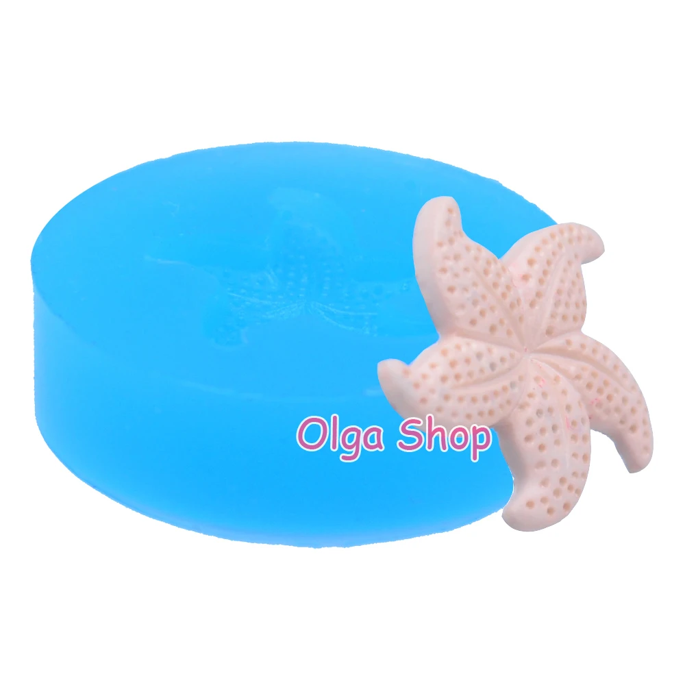 DYL199 форма в виде морской звезды для украшения пирожных и кексов помадка 20