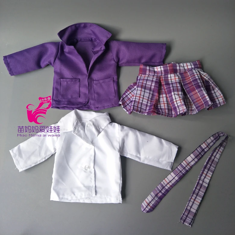 Офисное пальто платье костюм для 43 см кукол 18-дюймовой куклы Школьный девочки