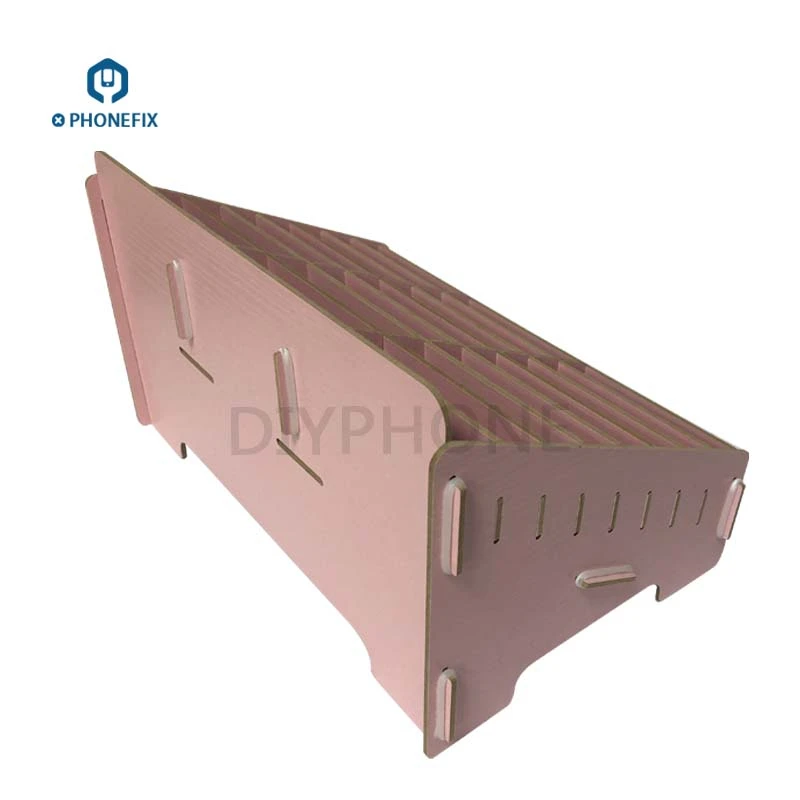24 grid wooden storage box electronics parts accessories classification container for mobile phone repair hand tools box free global shipping