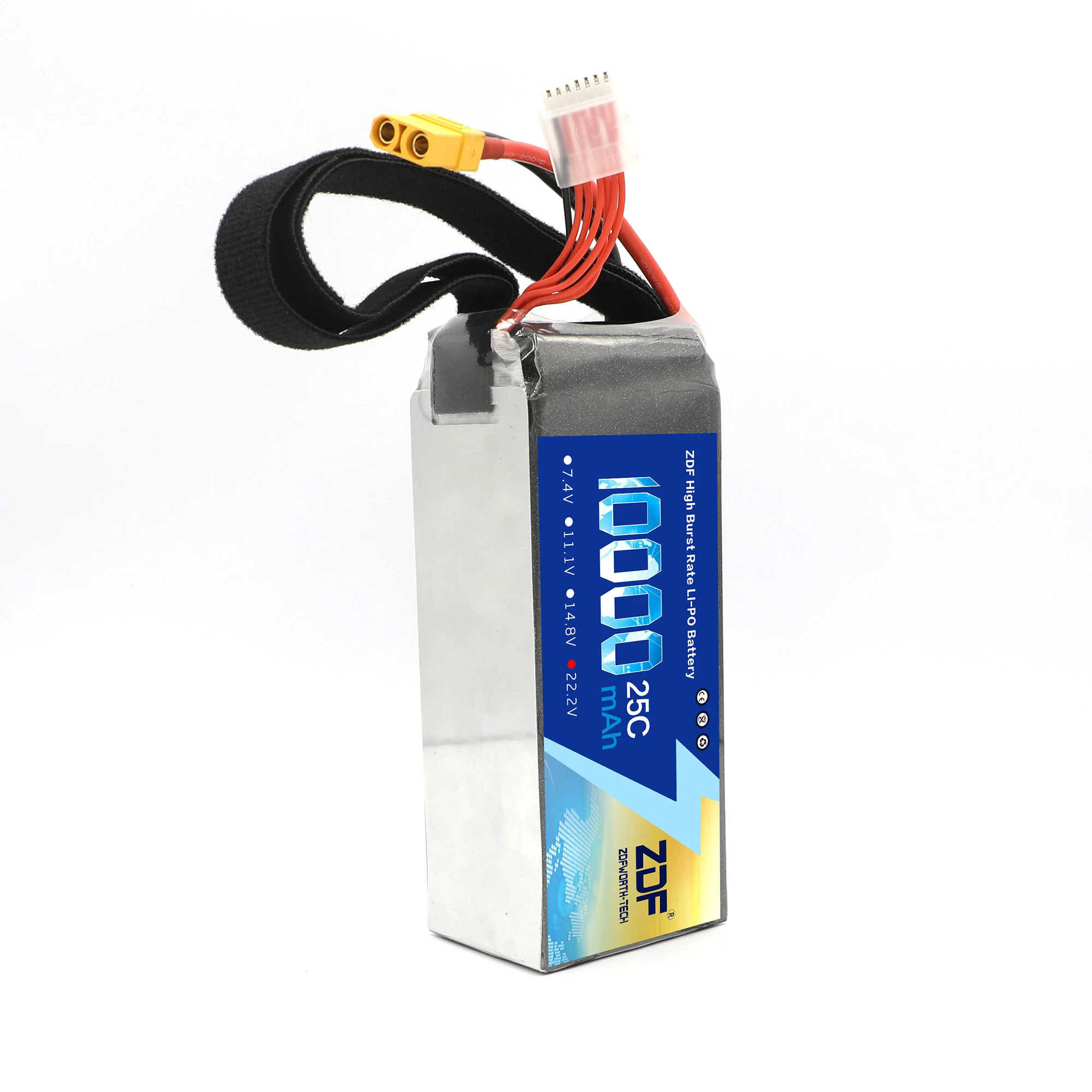 ZDF Power RC LiPo аккумулятор 6S 22 2 в 10000 мАч 25C Max 50C для UAV мультикоптера квадрокоптера