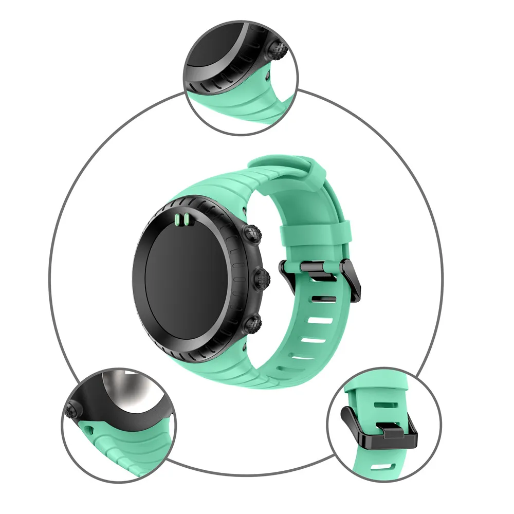 Для SUUNTO core Frontier/классический силиконовый браслет сменный ремешок для SUUNTO core Смарт-часы браслет наручные аксессуары