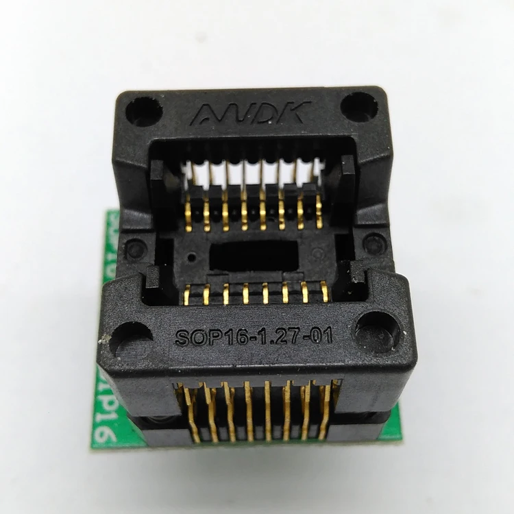 SOP16 SOIC16 SO16 для DIP16 программирующая розетка шаг 1 27 мм IC ширина корпуса 3 9 150mil